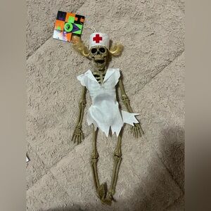 Nurse Halloween skeleton